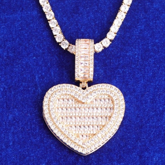 18 inch heart locket necklace - Picture 1 of 2